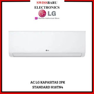 MANADO - AC LG KAPASITAS 2 PK STANDARD H18TN4 (UNIT LENGKAP)