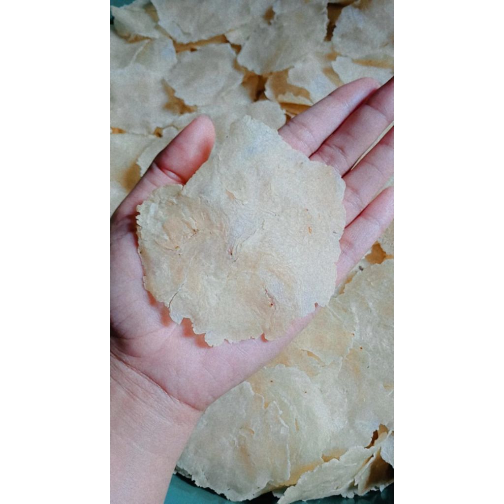 

5KG EMPING SUPER LEBAR ASLI MELINJO TANPA BAHAN CAMPURAN