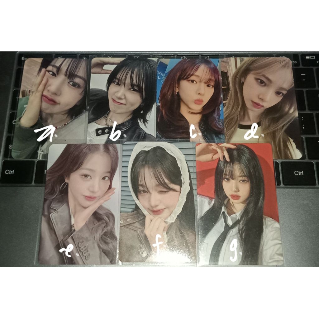 PC PHOTOCARD IVE AESPA KARINA WONYOUNG YUJIN