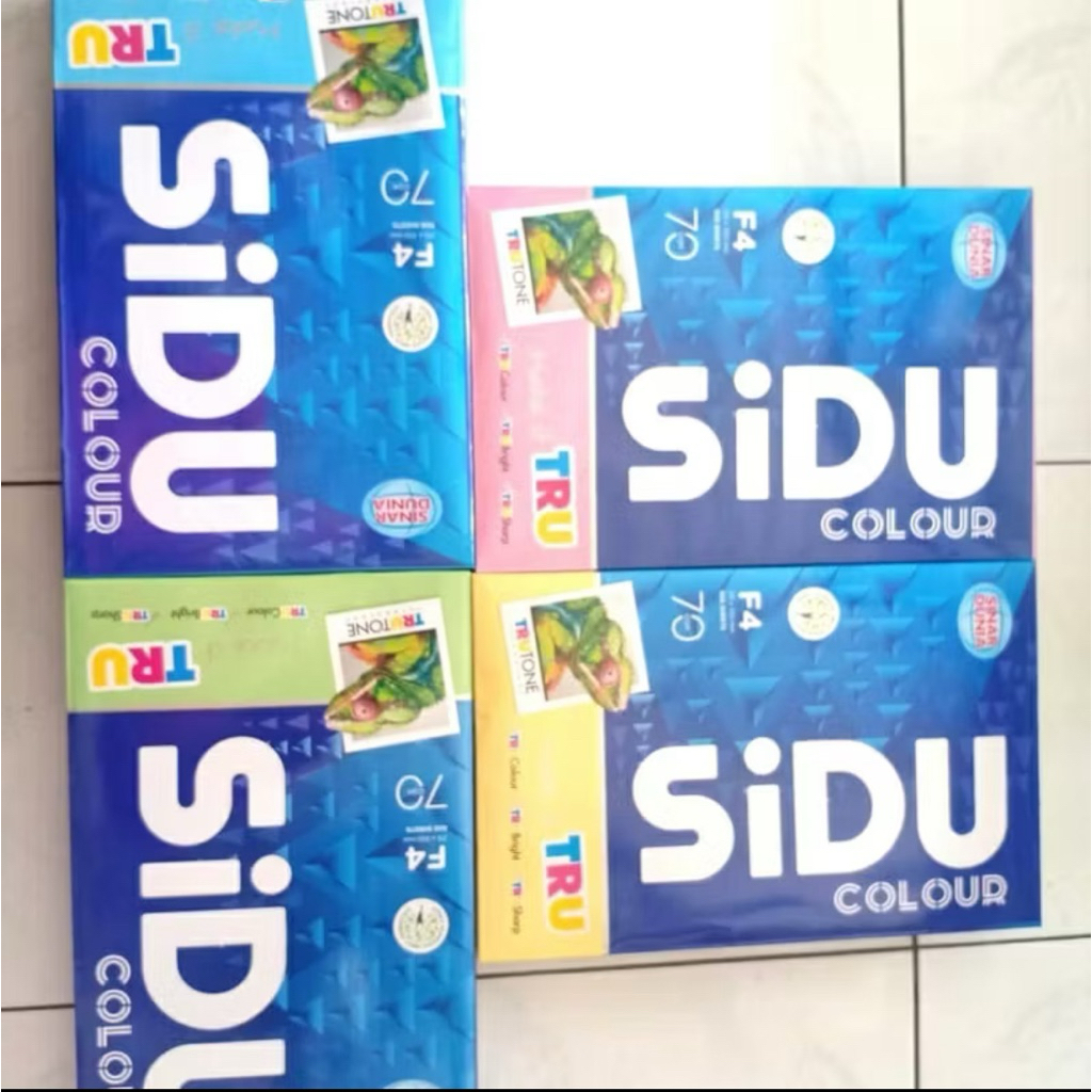 

KERTAS HVS F4 WARNA WARNI SIDU 70 GSM