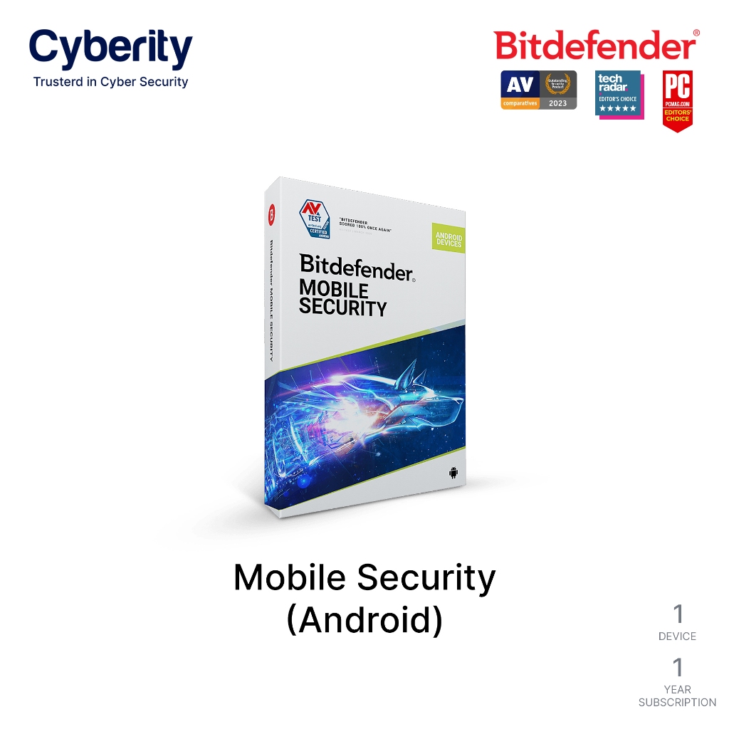Bitdefender Mobile Security 1 Android 1 Tahun - Original License