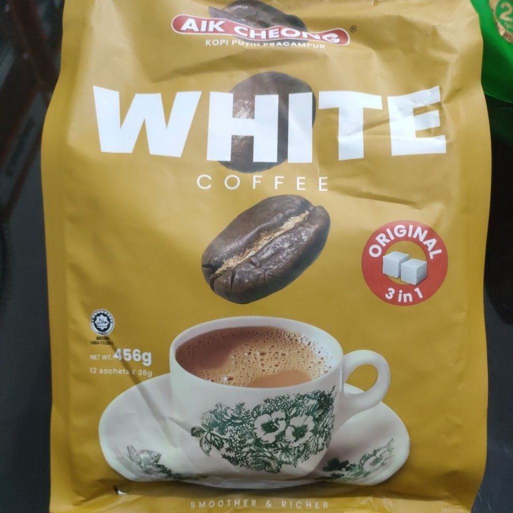 

AIK CHEONG kopi putih pracampur white coffee original 3in1