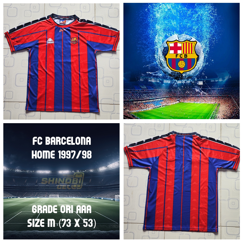 Jersey Barcelona Home 1997 / 98 Size M
