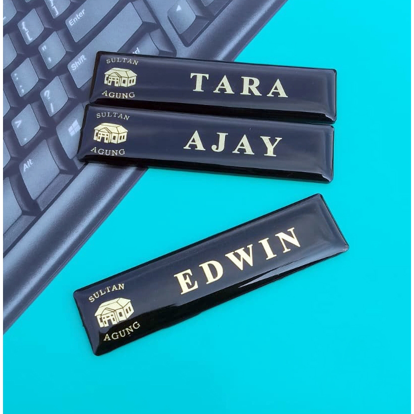

Papan Nama Dada NameTag Costum