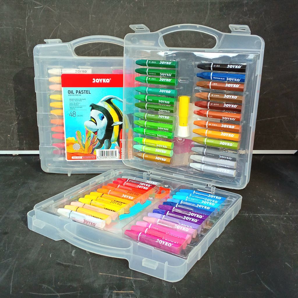 

Crayon Oil Pastel Joyko 48 Warna ( Set ) [ Original ]