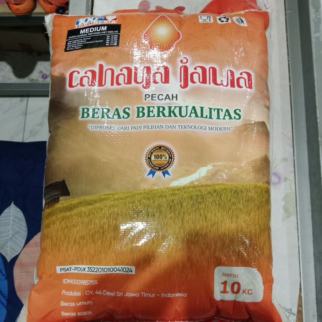 

beras cahaya jawa 1sak 10kg