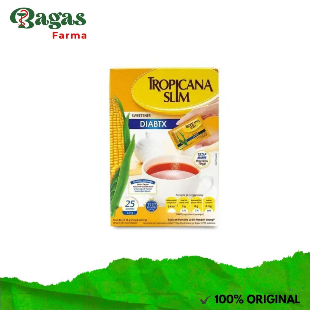 

Tropicana Slim Diabetes Box 25 Sachet