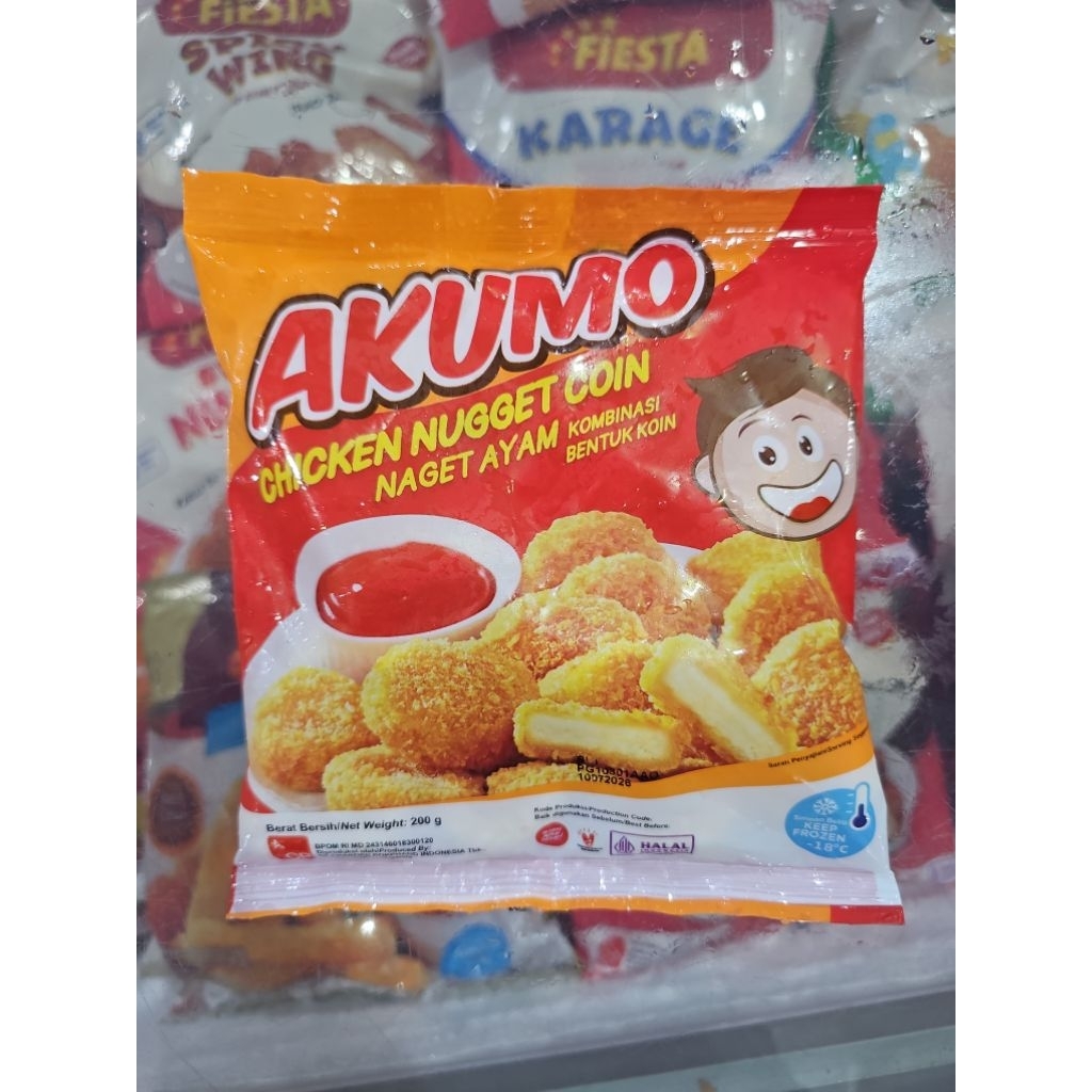 

AKUMO chicken nugget coin 200gr