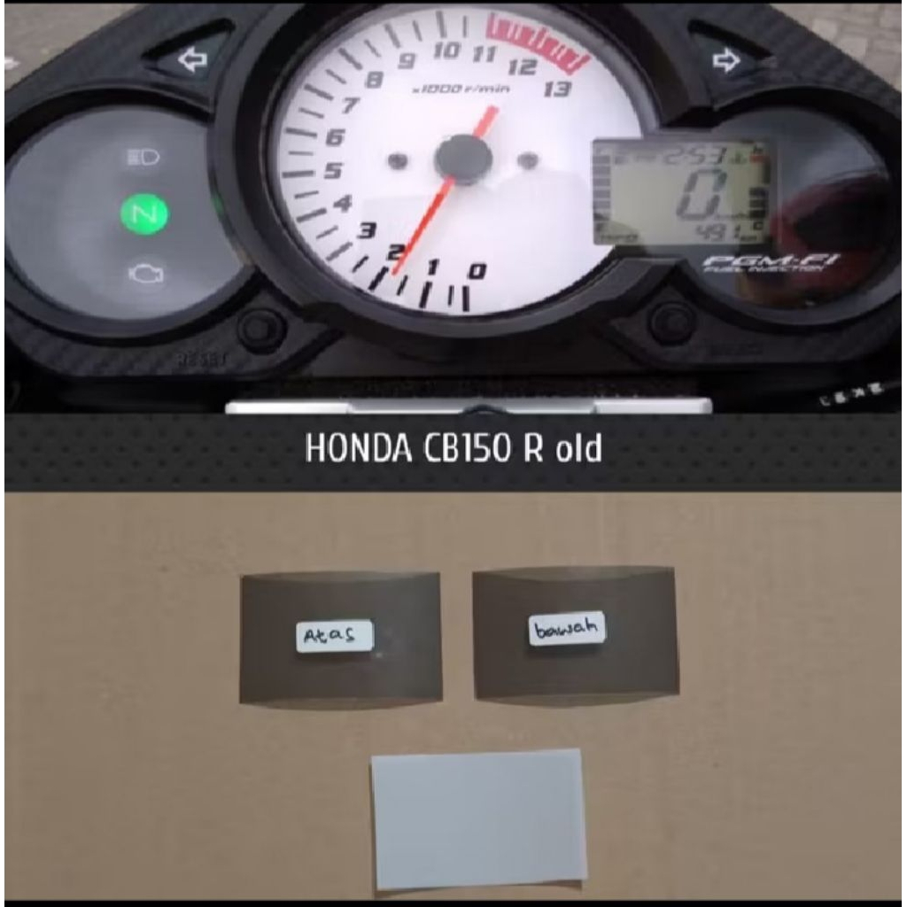 Polaris polarizer polariser lcd speedometer spidometer cb 150 r old set atas bawah