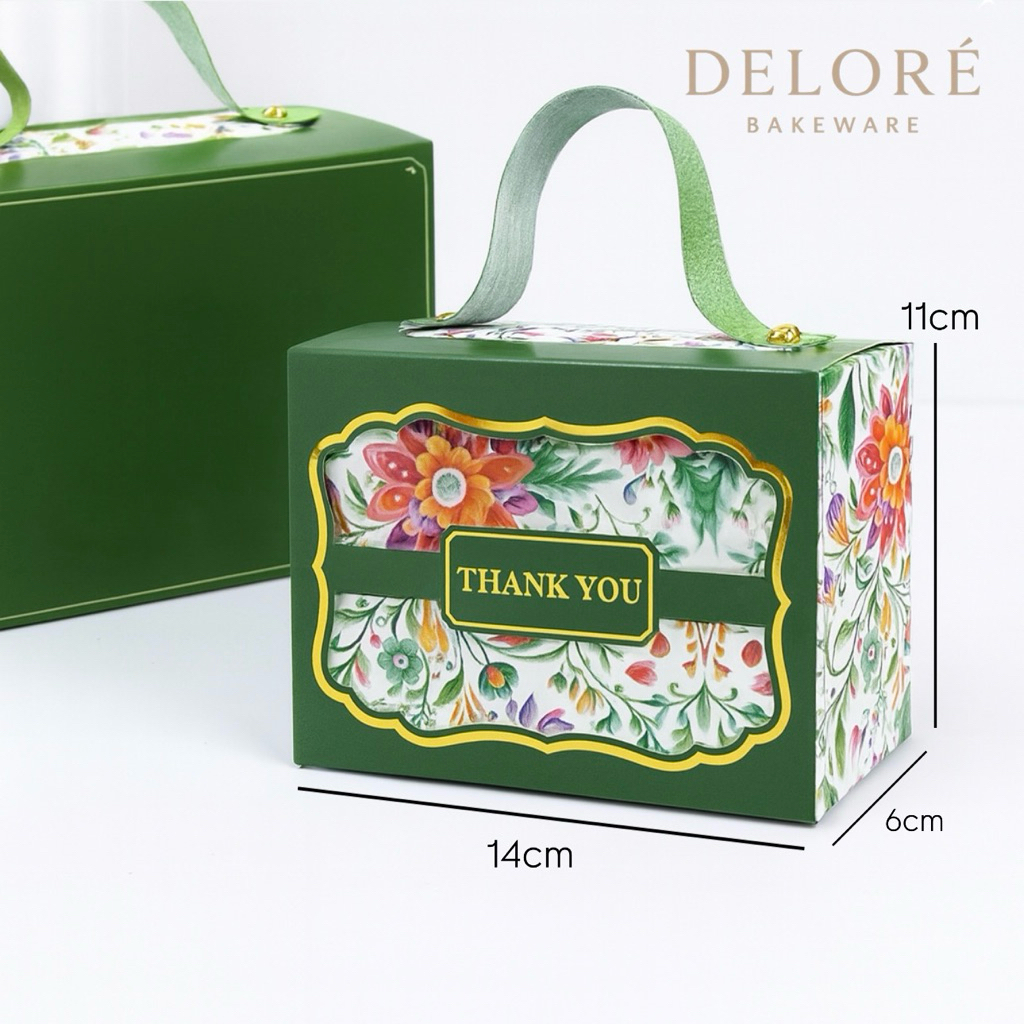 

DELORÉ Paper Bag Premiun Thank You / Paper bag Bunga Mewah Tebal Premium / Goodie Bag Suvenir Tea / Candy Box Coklat Permen Kue / Kotak Box Permen / Candy Box Hijau Handuk / Wedding Gift Tea Pai