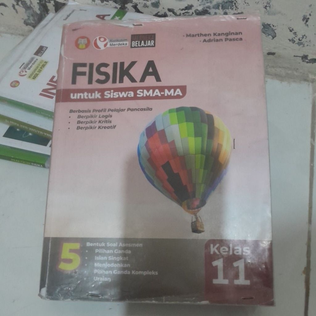 BUKU ORIGINAL BEKAS FISIKA KELAS XI YRAMA WIDYA KURIKULUM MERDEKA