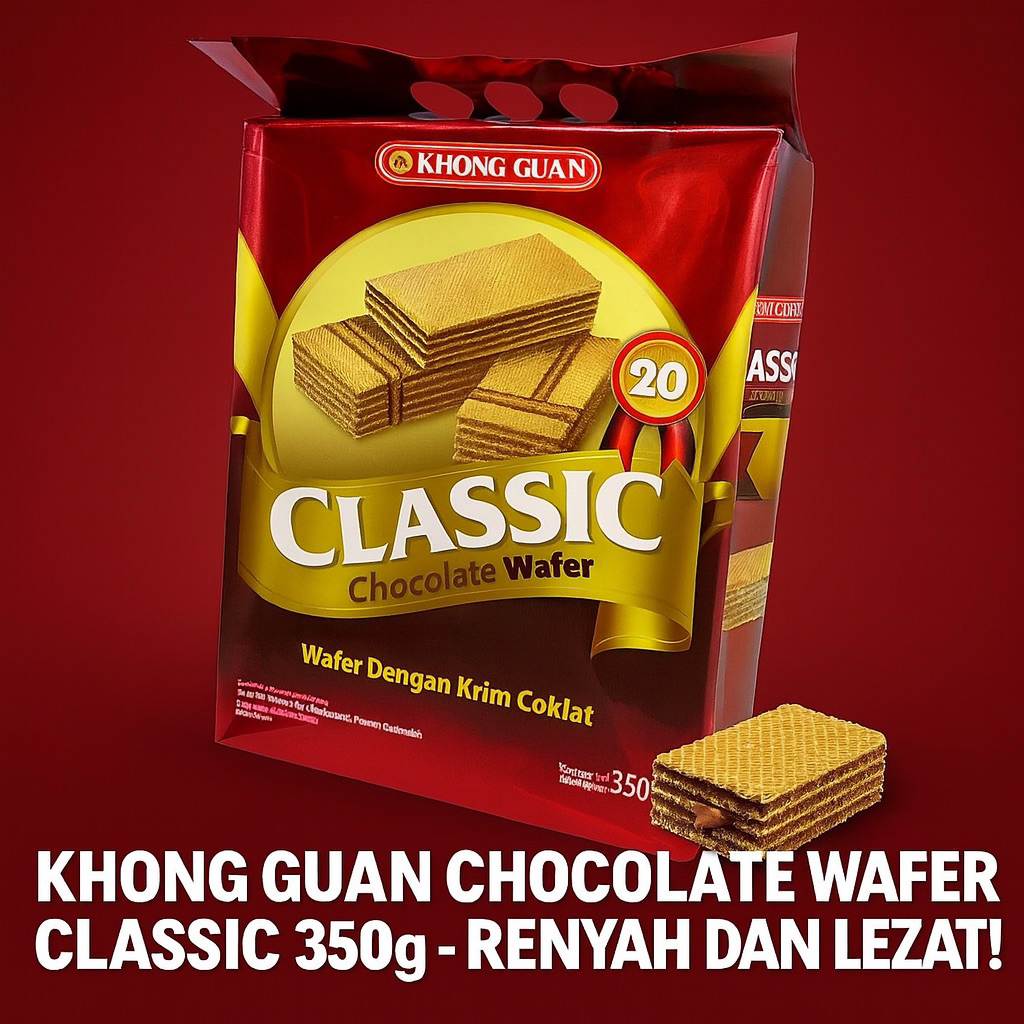 

Khong Guan Classic Wafer Coklat 350g