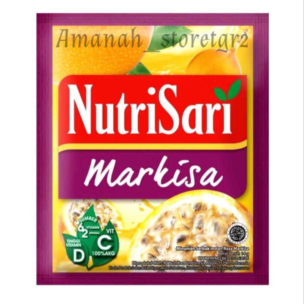 

Nutrisari markisa 1 renceng / 10 sachet murah