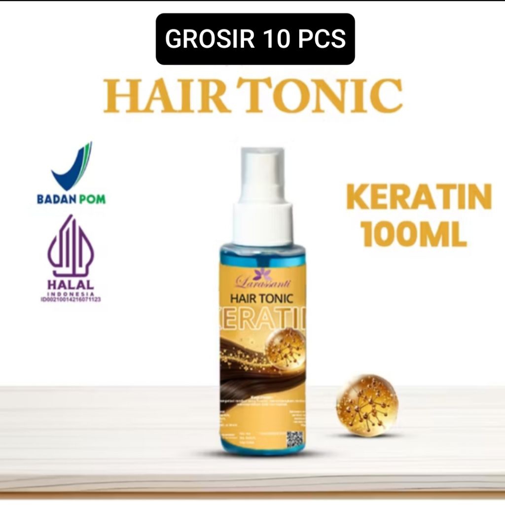 GROSIR 10 BOTOL Hair tonic rambut perawatan rambut vitamin rambut original BPOM netto 100ml