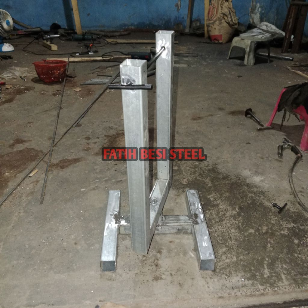 Meja cat velg motor putar / tempat cat velg motor / alat cat velg motor