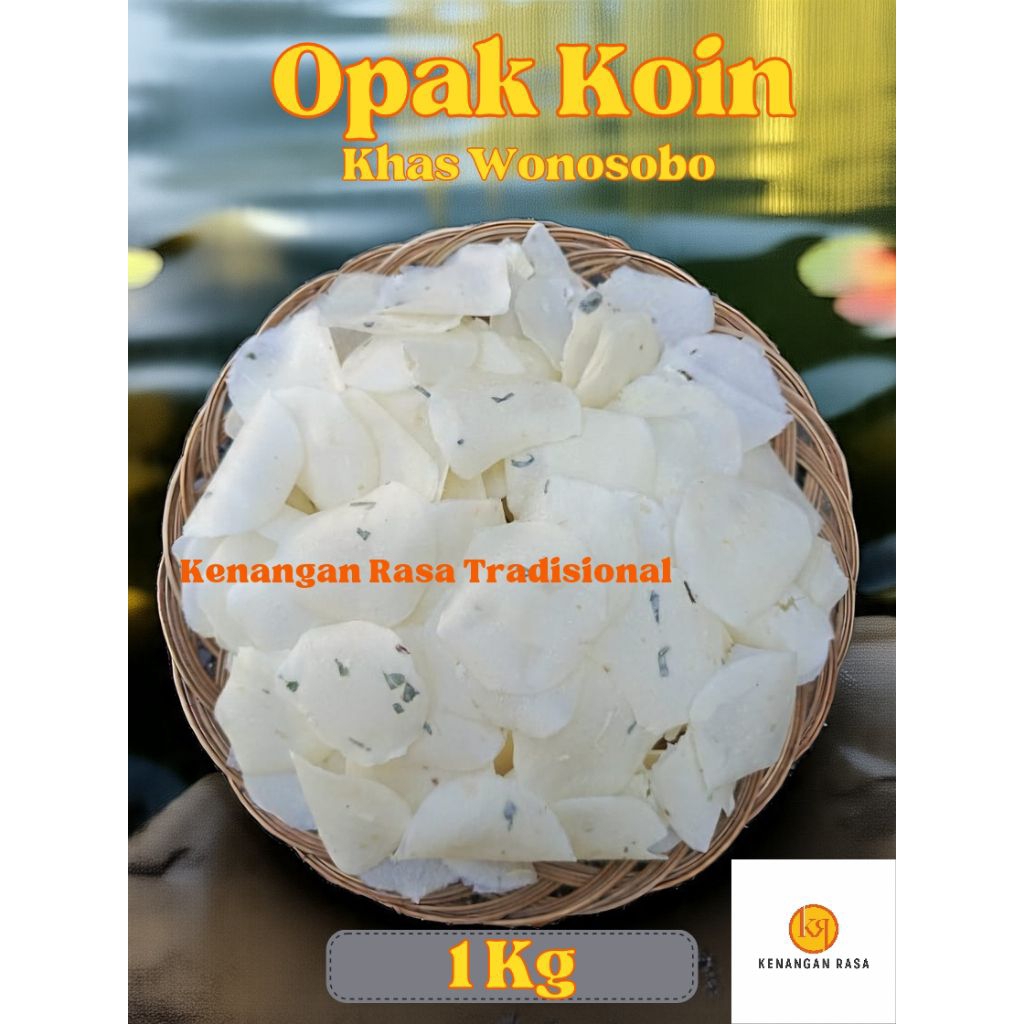 

Opak Koin Khas Wonosobo 1kg – Camilan Tradisional Renyah Gurih | Snack Jadul Enak Menggoda
