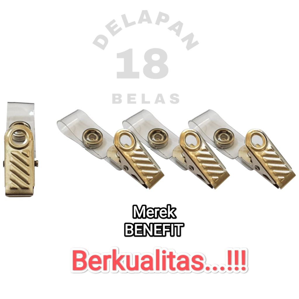 

1 Pcs Jepit Id Besi Merek Benefit