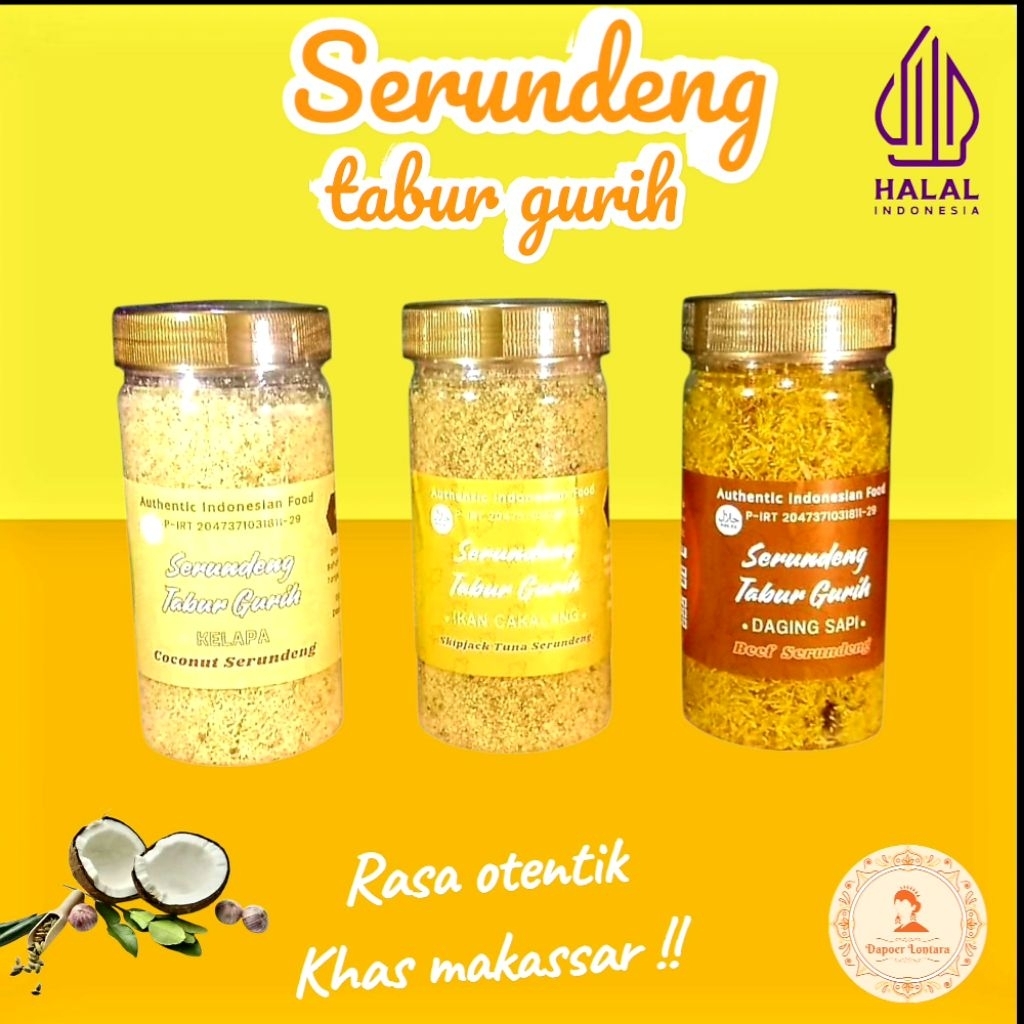 

Serundeng tabur gurih by dapoer lontara .