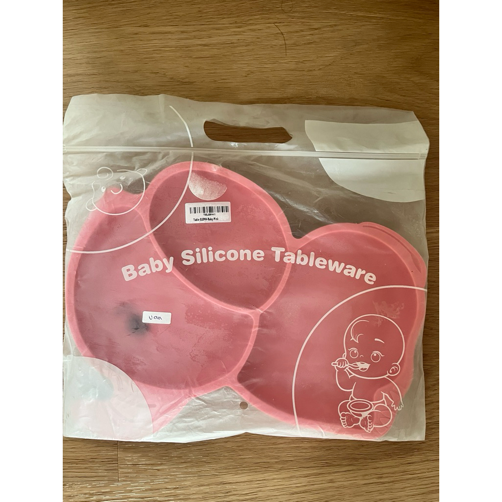 tempat makan bayi silicon/plate silicon/piring bayi silicon/plat sekat silicon
