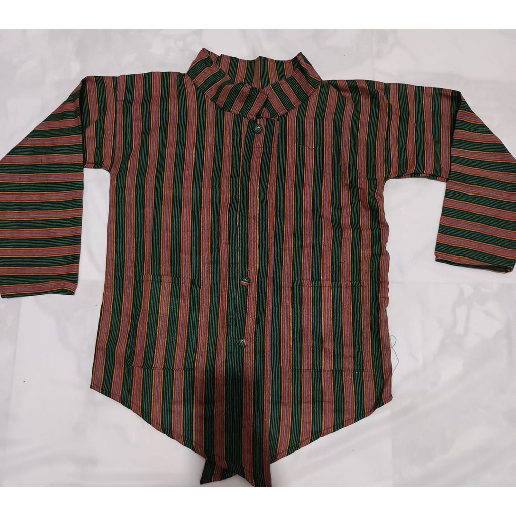 Baju Lurik Anak Laki-Laki kain tenun halus tidak luntur