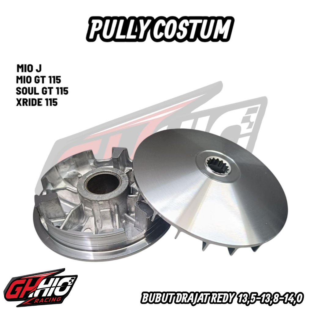 PULLEY CUSTOM PULLY RUMAH ROLLER BUBUT DERAJAT MIO J MIO GT SOUL GT115-FINO115-XRIDE115MOTORCYCLE