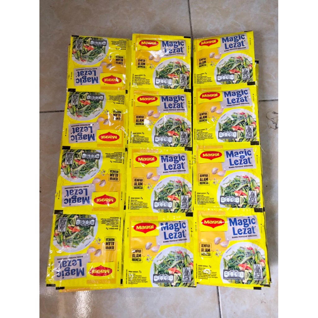 

Maggi Magic Lezat Bumbu Penyedap Serbaguna 1 Renceng Sachet Isi 10 pcs Penyedap Masakan Praktis Lezat Gurih Original Nestle Bumbu Dapur Hemat Murah