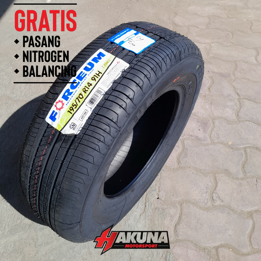 READY BAN MOBIL MURAH FORCEUM ECOSA 195 70 RING 14