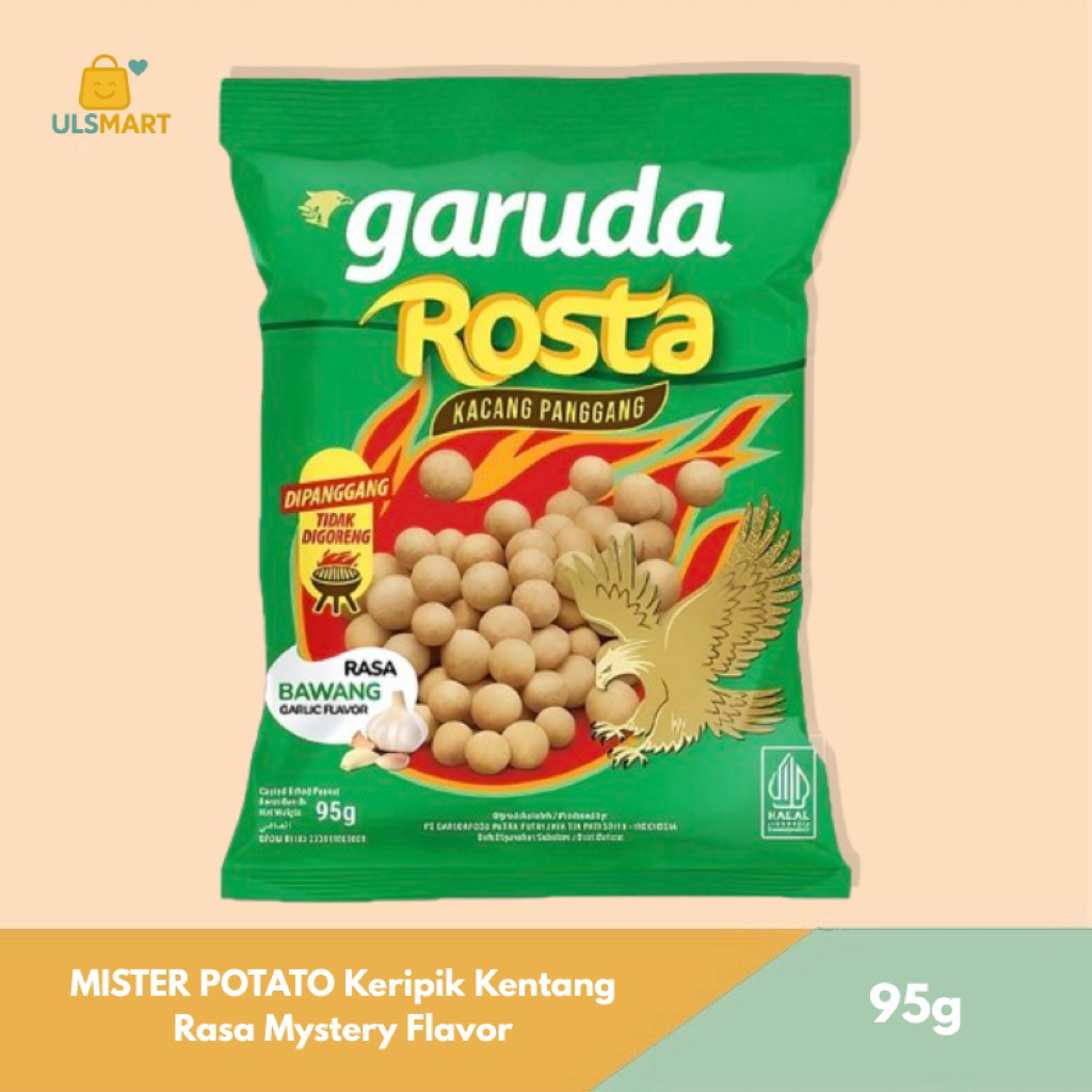 

GARUDA Rosta Kacang Panggang Rasa Bawang 95 g