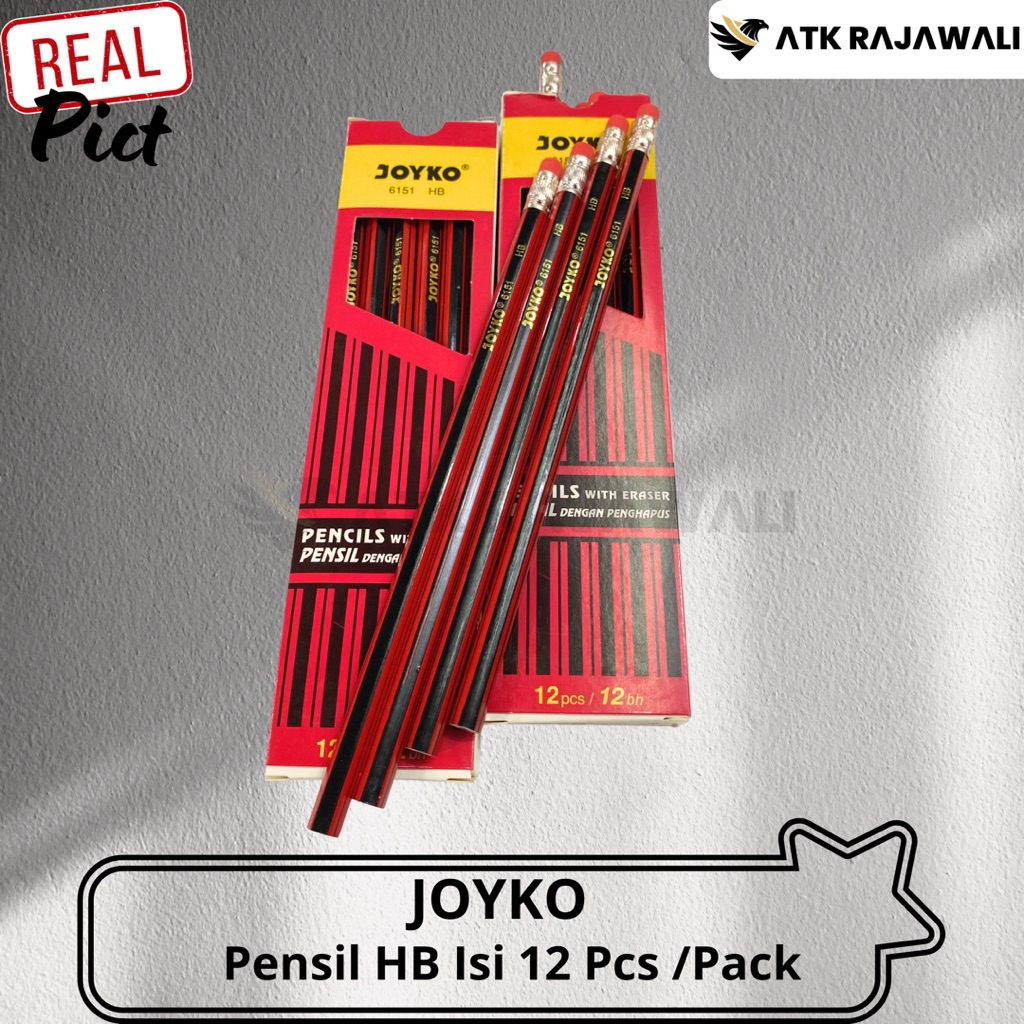 

(Lusin) Pensil Joyko HB 6151 / Pensil Joyko 6151 HB 12 Pcs