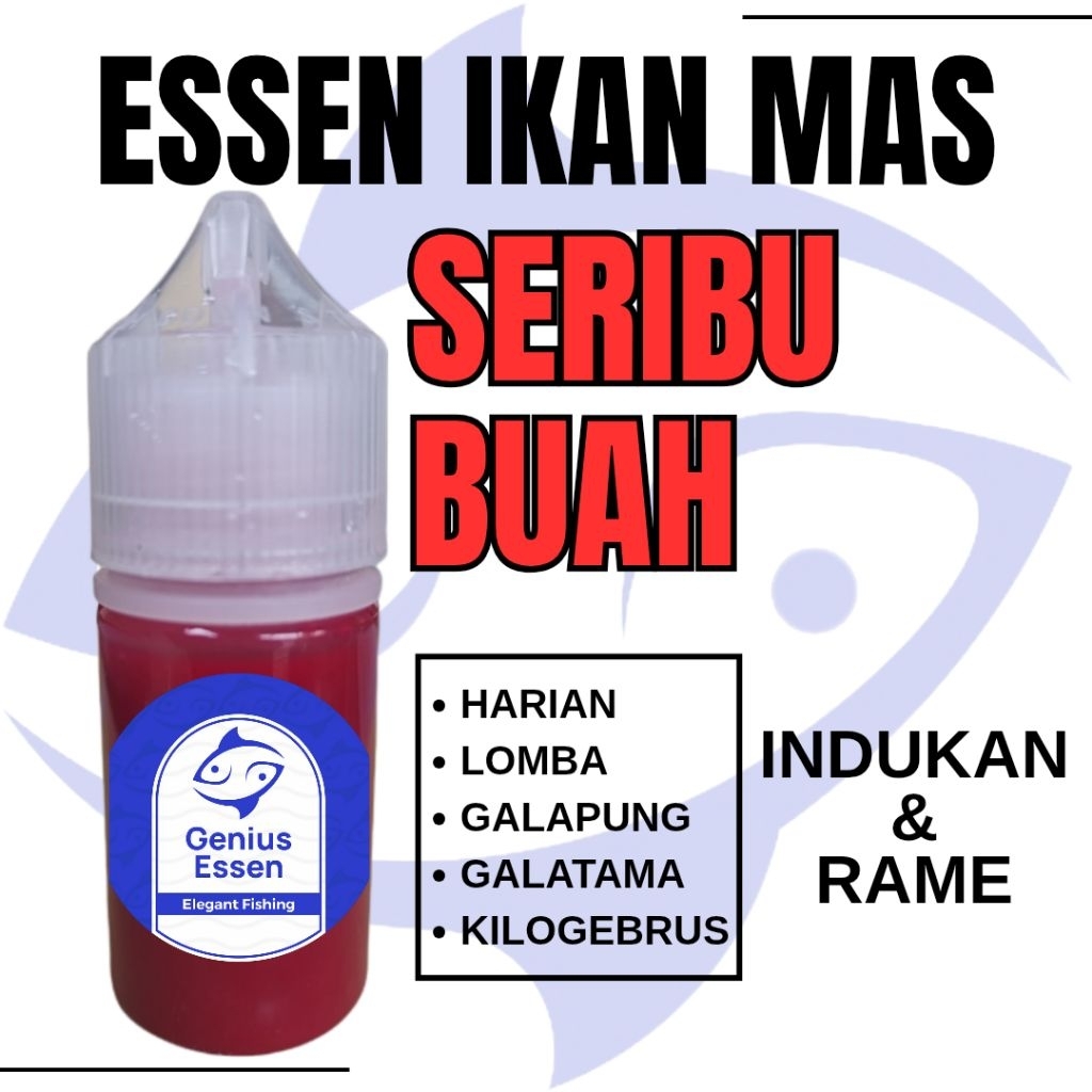 ESSEN IKAN MAS AROMA SERIBU BUAH essen ikan mas harian essen ikan mas lomba essen ikan mas galapung 