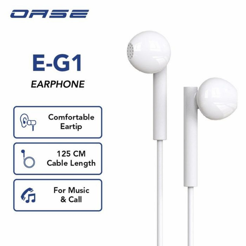 Oase Earphone Kabel E-G1 Headset