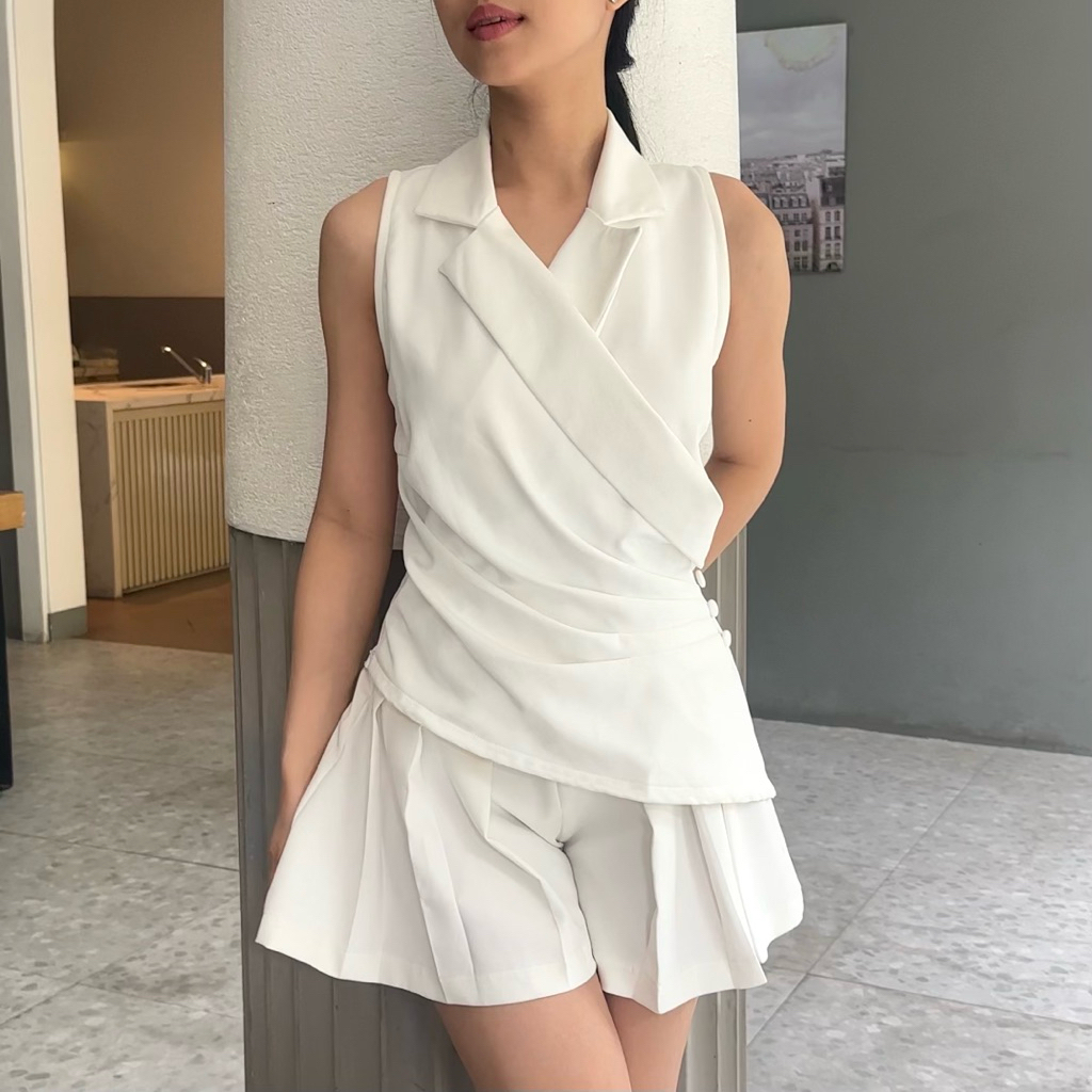 LASOLANGE x Kiara Virly - Genuine Top | Atasan Wanita | Rompi Wanita