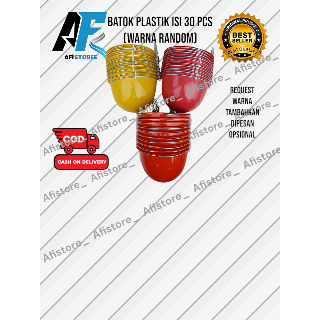 PAKET TERMURAH 30 PCS BATOK PLASTIK CEPUK TEMPAT PAKAN AYAM WADAH PAKAN DAN MINUM AYAM BANGKOK