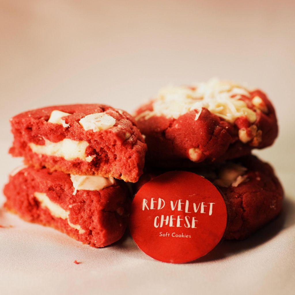 

Red velvet cheese soft cookies