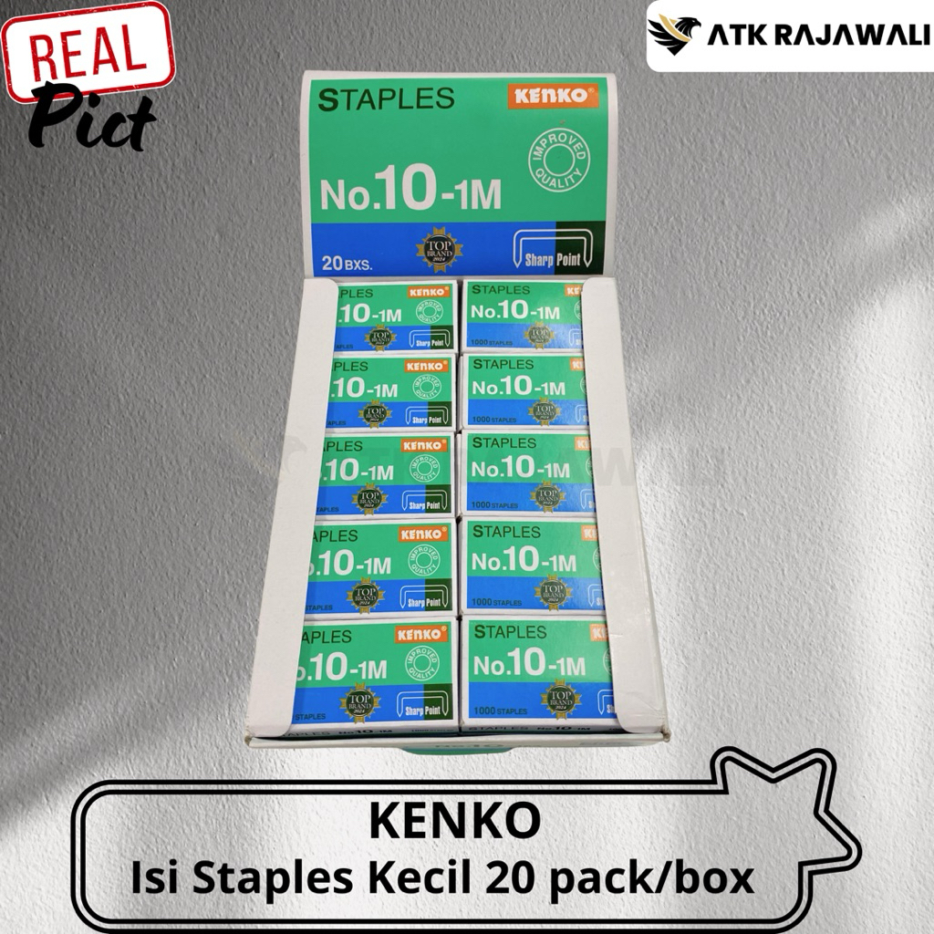 

Isi Staples Kenko No.10-1M (1pack/20kotak)
