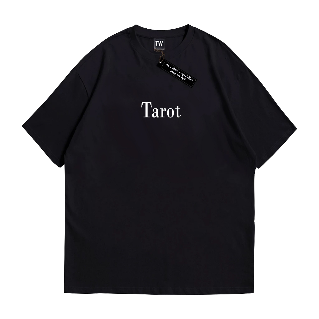 Kaos Feast Tarot Hitam (Short Sleeve Graphic T-Shirt)