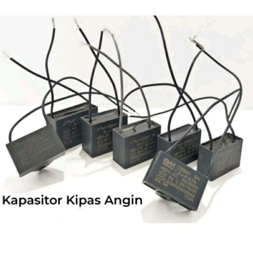 KAPASITOR KIPAS ANGIN 1.2UF 1.5UF 1.8UF 2.0UF 2.5.UF 3.0UF 4.0UF
