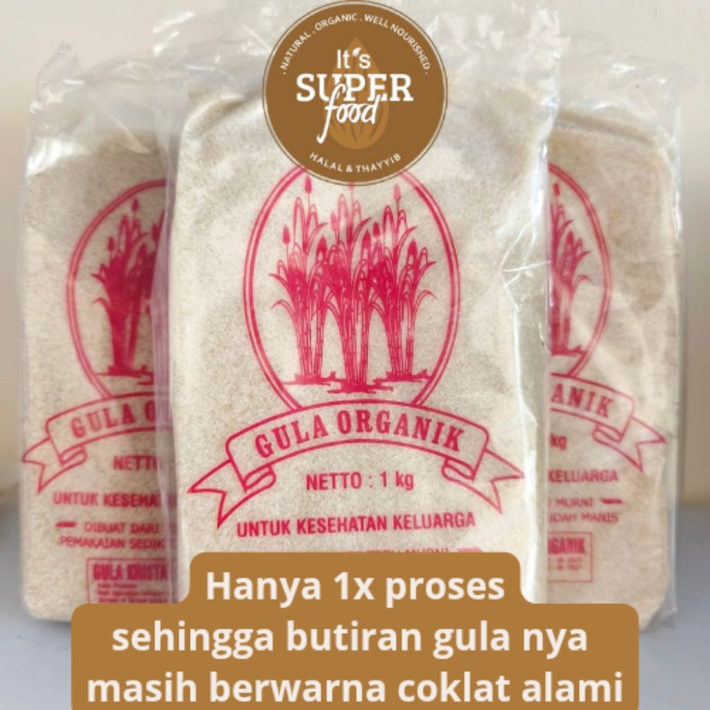 

Gula Tebu Lokal Organik Hanya 1x Proses