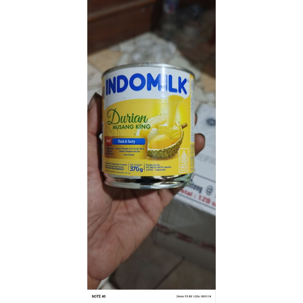 

Indomilk Durian Musang king 370 gram
