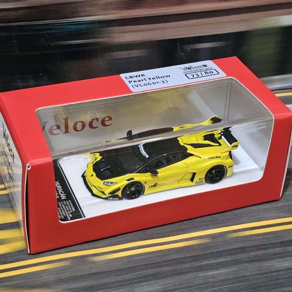 Veloce 1/64 lamborghini Huragan GT Lp610-4 lb Performance mini scale liberty walk JEC Scale Mini res