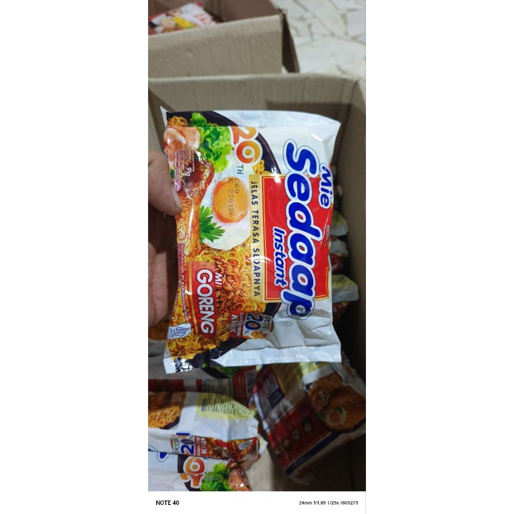 

sedaaap goreng per karton isi 40 pcs
