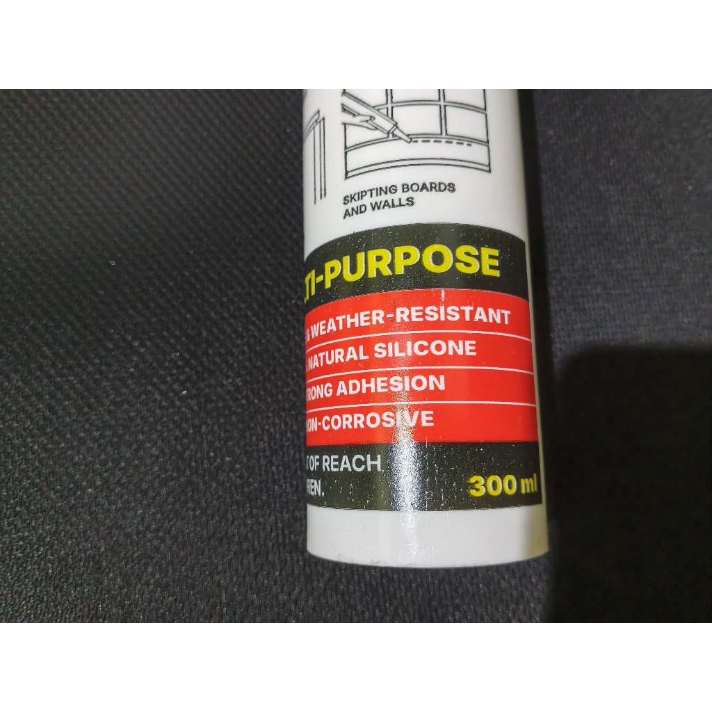 Sanstore05 Oso Silicone Sealant // Sealant // Lem Kaca // Hitam, Transparan, Putih // Lem Kaca