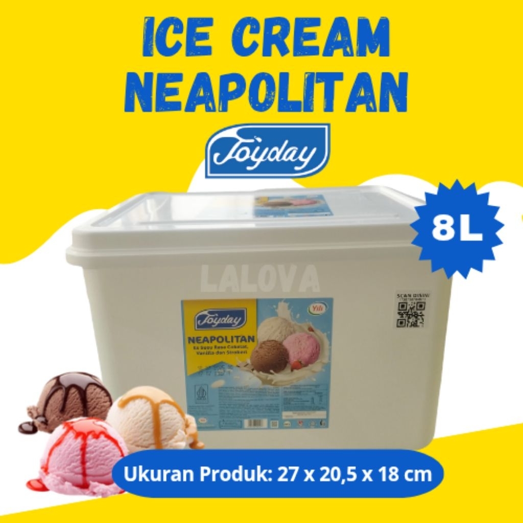 

PROMO! ICE CREAM JOYDAY NEAPOLITAN 8L