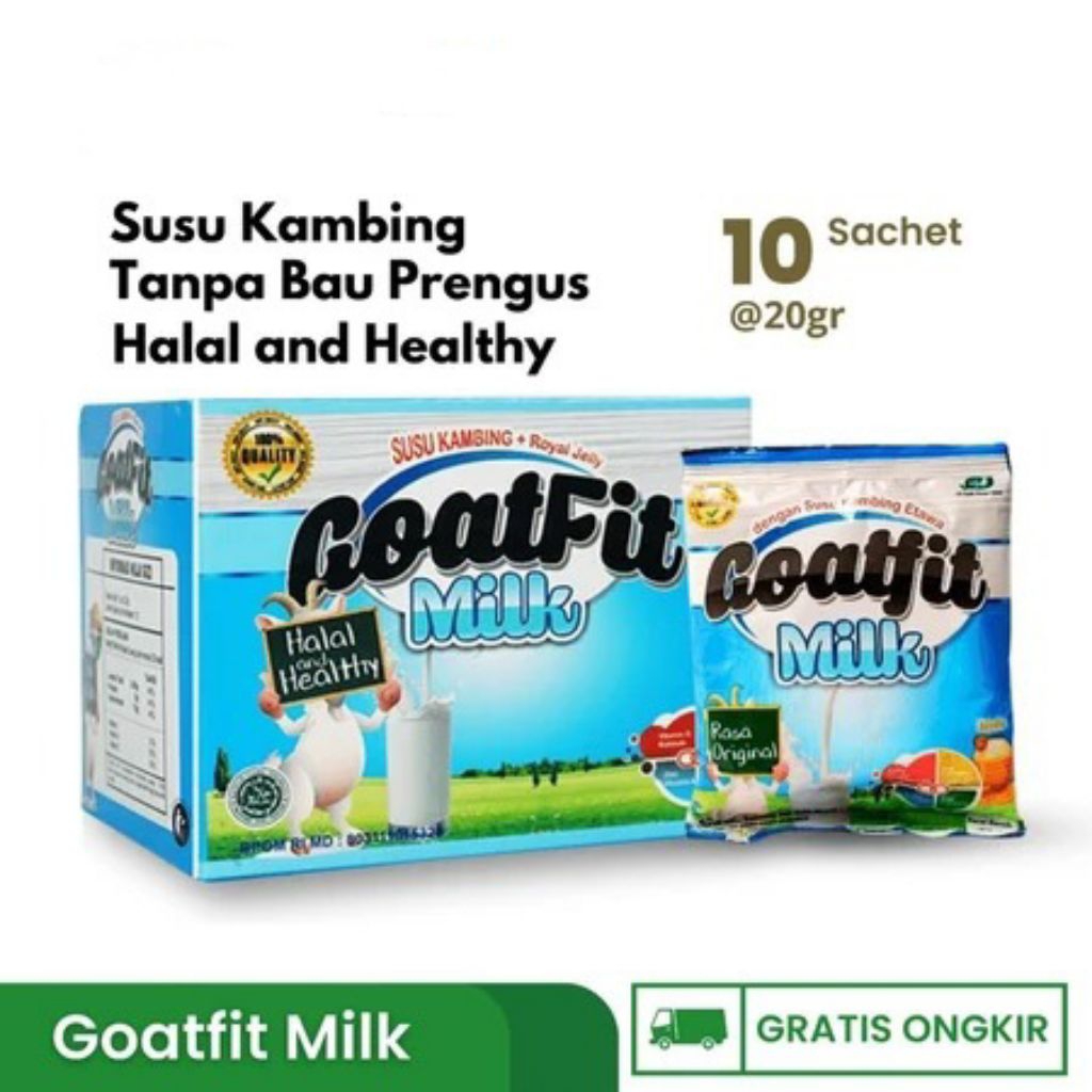 

Goatfit Milk Susu Kambing Bubuk Original Isi 10 Sachet