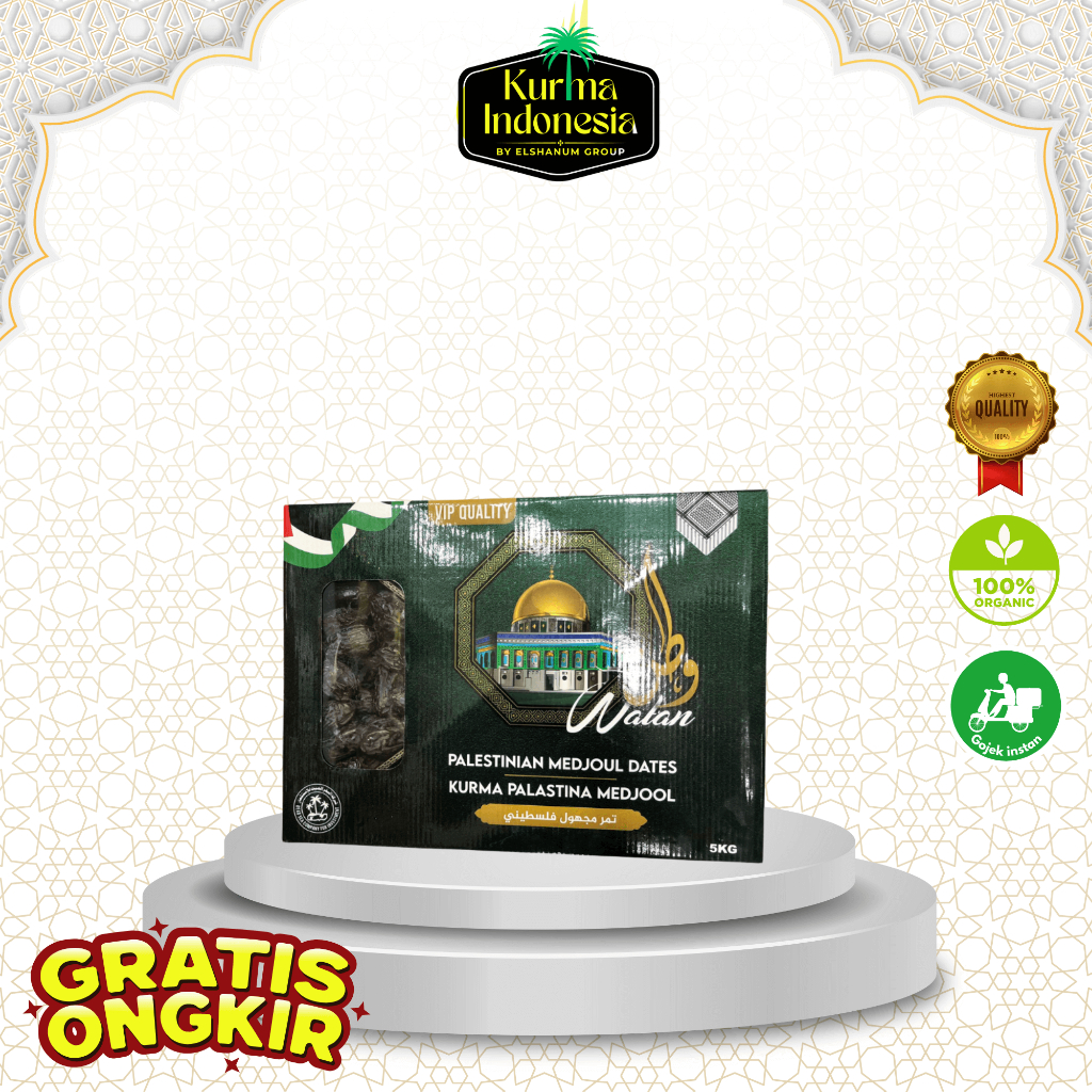 

Kurma Medjoul Watan Palestin premium Best Quality Kurma medjol - Kurma Indonesia