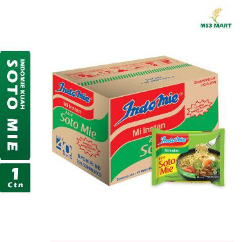 

Indomie rasa Soto Mie 1 dus