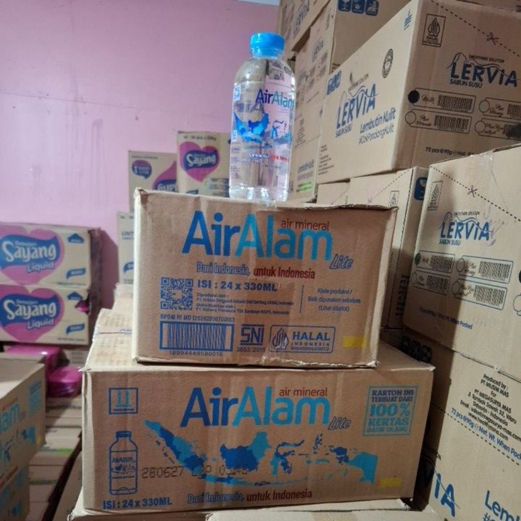 

air minum kemasan merek air alam