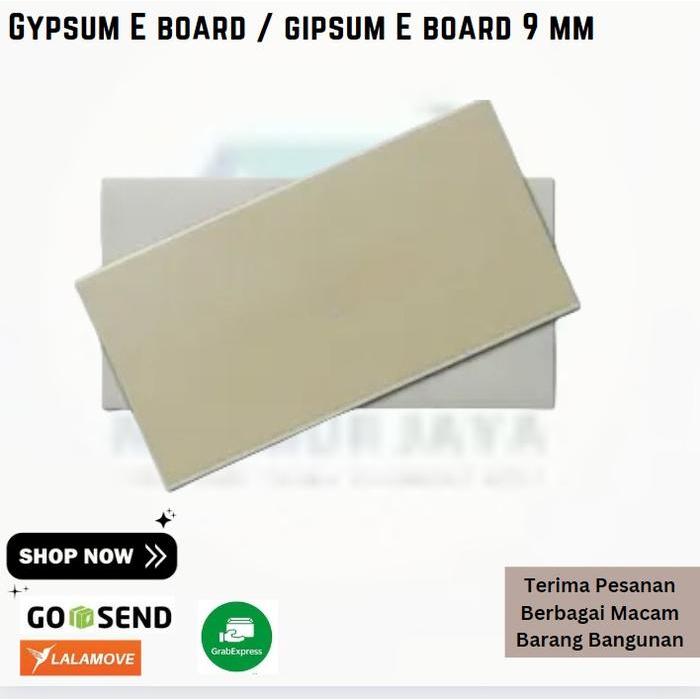 Gypsum E board / gipsum E board 9 mm