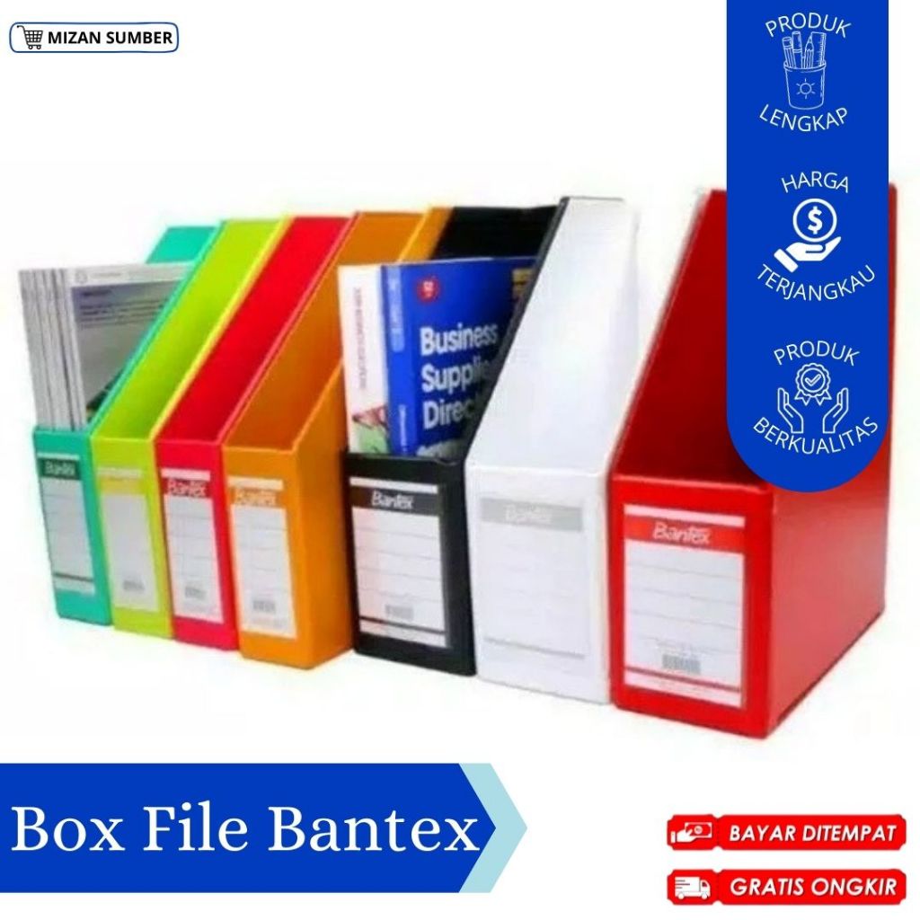 

Box File Bantex / Box File Bantex Jumbo / Box File Bantex 10cm 12cm / Perlengkapan Sekolah / Perlengkapan Kantor / Cirebon / Bisa COD / FREE Ongkir / ATK Murah / Cirebon