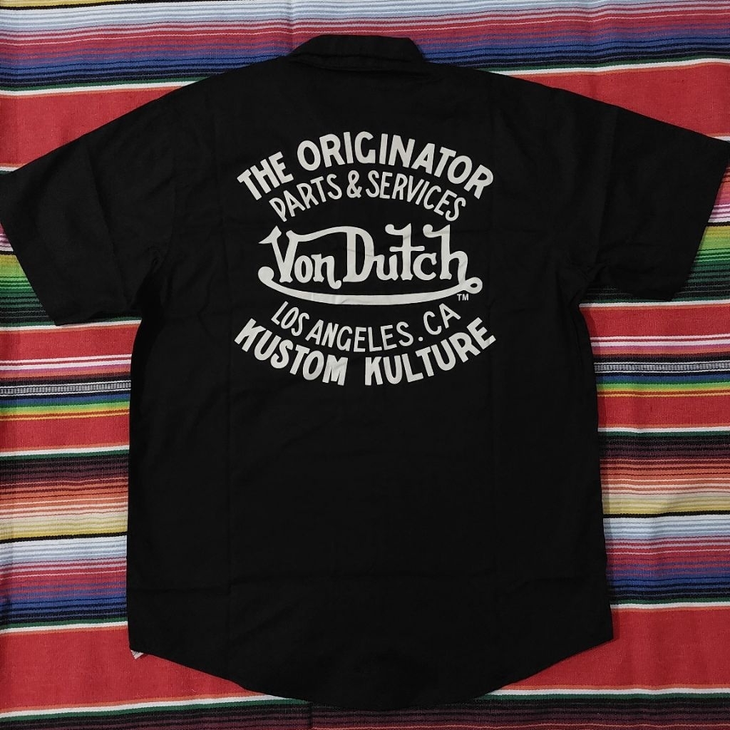 WORKSHIRT - VON DUTCH - BLACK